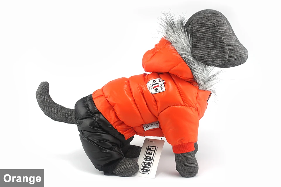 2017 NEW Design Winter Dog Clothes Winter Waterproof Pet Dog Coat Jacket Fashion Jumpsuit for Chihuahua Small Large Dogs PETASIA 405