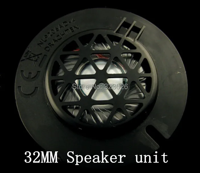 32mm speaker unit headphone unit Maintenance upgrades bass 32ohms