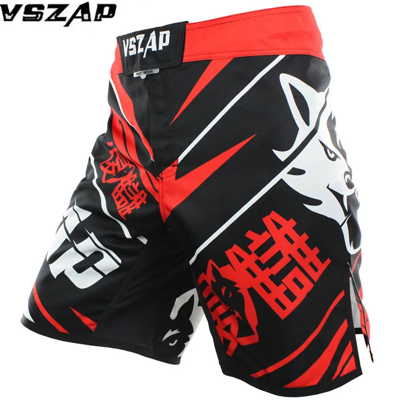 

VSZAP MMA Breathable Shorts Muay Thai Training Pants Boxing Tiger Sports Fight Kick boxing trunks