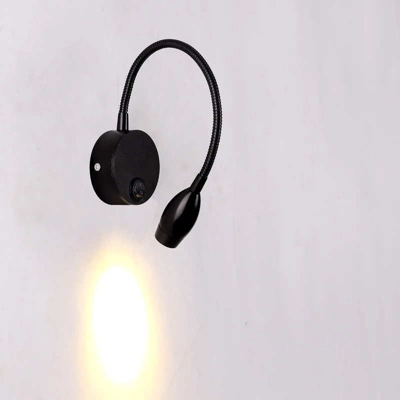 3 w وحدة إضاءة led جداريّة ضوء أباجورة القراءة مصباح الجدار مصباح led السباكة إضاءة المنزل اللوحة مرآة ضوء