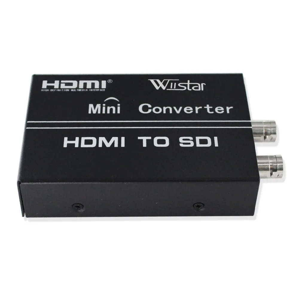 Wiistar hd-sdi HDMI-SDI конвертер Full HD 1080 P работает с HDMI 1.3c и HDCP два SDI Ourptut