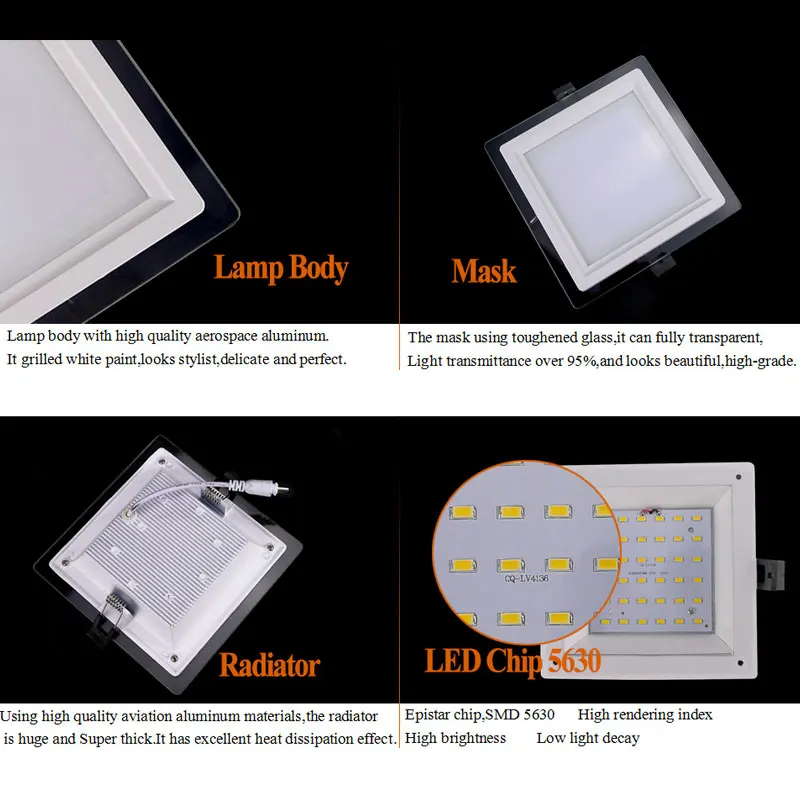 Потолочные светильники с регулируемой яркостью SMD5730 AC110V AC220V|lamp for|lamp for homelamp lamp |