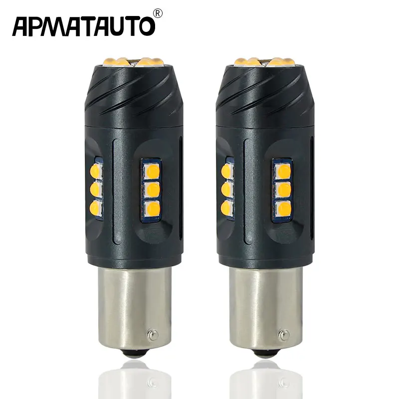 

2x LED CanBus 1156 7506 7528 BA15S P21W led BAU15S PY21W T20 7440 WY21W For Car Turn Signal Light Yellow Reversing light white