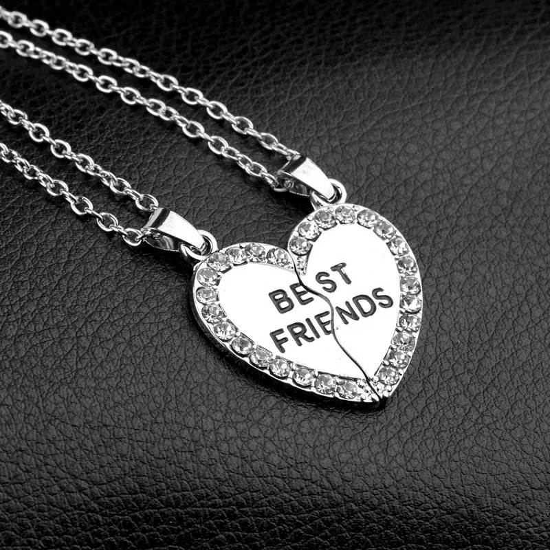 Ожерелье лучших друзей подруг подвеска дружба ожерелья Bestfriend с надписью для