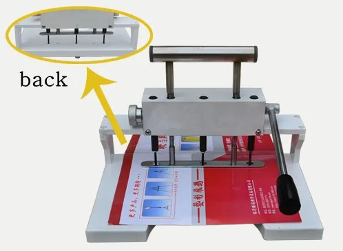 3 отверстия сверлильный станок бумажный Дырокол машина для документов книга переплет машина