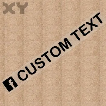 

XY Personalized Custom Facebook Username Waterproof Car and Motorcycle Sticker Bumper Sticker Drop Shipping