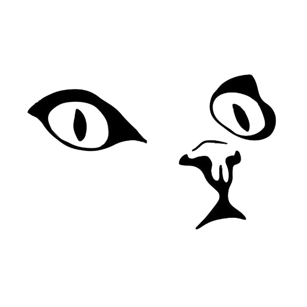 

Cat Eyes Face Car Car Tattoo Vinyl Car Stickers Accessories Decals Decorative Patterns Personality Love Animals