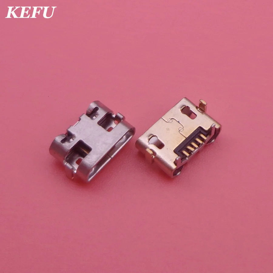 100 шт потребительских упаковок для микро USB jack Разъем для Huawei Y5 II CUN-L01/для Amazon Kindle Fire 5th Gen SV98LN разъём usb-порта штепсельной вилки