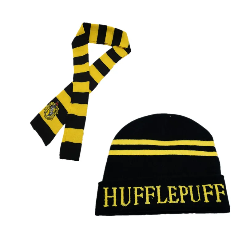 Шапки для взрослых детей Галстуки Гриффиндор Слизерин Hufflepuff Кепка Когтевран шарфы Косплей костюмы Гермиона для мужчин женщин мальчиков и девочек шарфы