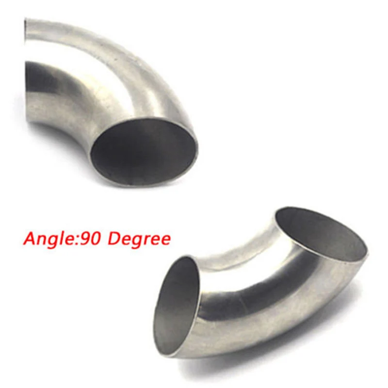 3.5 Inch /89mm Stainless Steel 90 Degree Bend Elbow Exhaust Pipe
