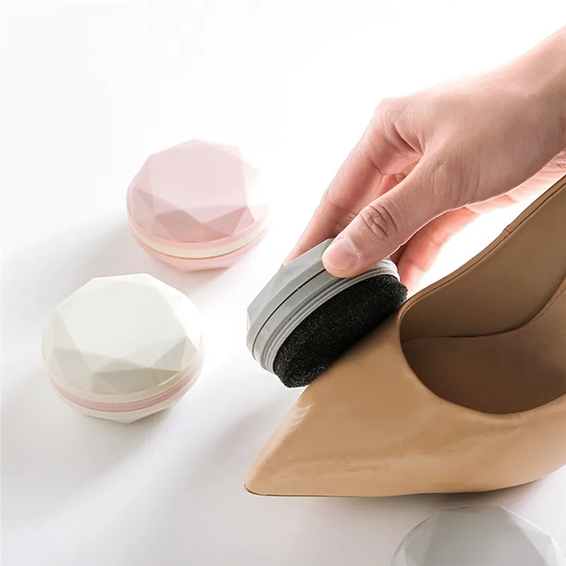 

Portable double-sided sponge comes with shoe polish shoes wipes colorless decontamination leather cleaning shoe brush