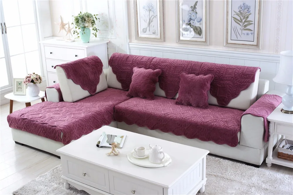 10 цветов чехлы для диванов флисовая ткань трикотаж экологически чистый анти-клещи диван Manta чехол для дивана для гостиной/гостиной S-19