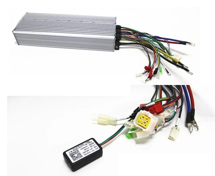 Быстрая Доставка Bluetooth 15000W 60V ~ 120V Max 250A костюм DC бесщеточный мотор 4 8kw контроллер