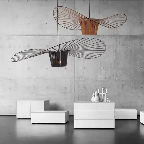 

Desinger style hat shape pendant light modern hanging lamp fabric material light fixture suspension luminaire E27 Bulb 100-240V