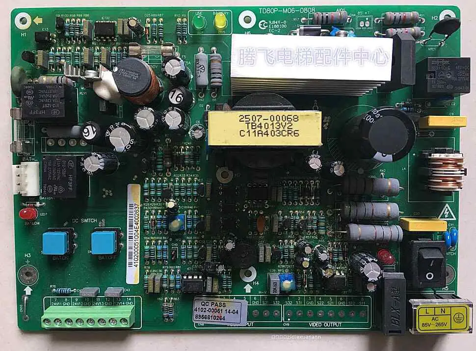

FOR Mitsubishi ZUPS01-001 TD80P-M01-0703 WS65-2AAC-UPS Power Supply Board Elevator