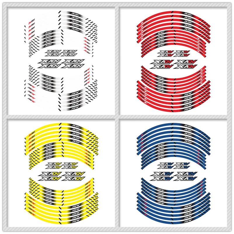 Наклейки на внутренние колеса мотоцикла обода Светоотражающие украшение наклейки подходят HONDA X-ADV xadv