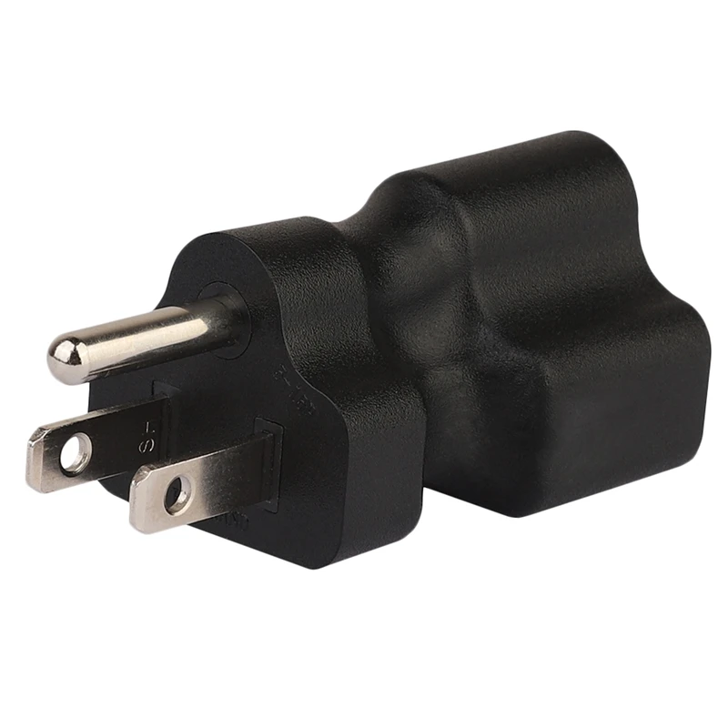 

Pa-0201 Nema 5-15P Male To Nema 5-15R Female+5-20R Power Adapter Converter US Plug