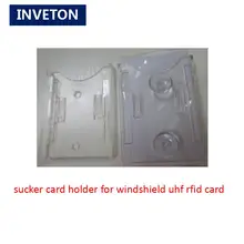300 шт. ПВХ персонала метка Диапазона UHF RFID карты Тега Держатель для карт на присоске пассивный RFID держатель для карт для личного присутствия/управления транспортного средства