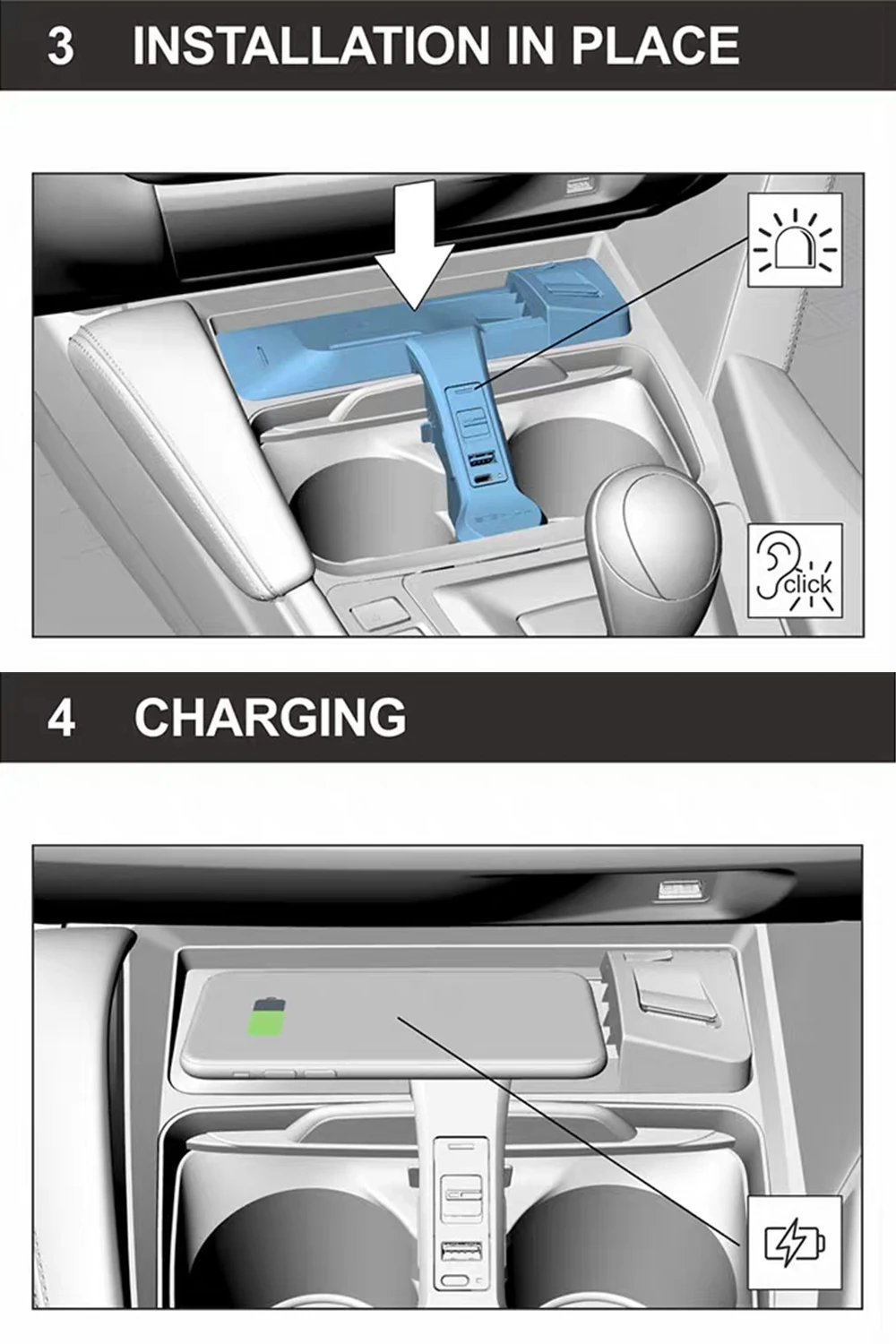 10 Вт беспроводное быстрое зарядное устройство для BMW 3 F30 2011~ для iphone Android Phone, автомобильное зарядное устройство, Qi Plug and plag, аксессуары для быстрой зарядки