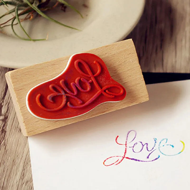 1pcs-JWHCJ-Creative-arts-font-love-Love-you-wooden-stamps-diy-Hand-made-decal-stamps-for (2)