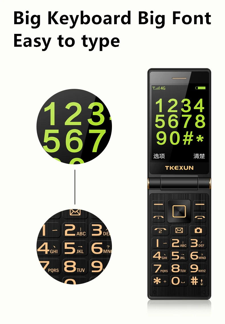 Роскошный флип 3G WCDMA мобильный телефон Fsmart TKEXUN G10 1 двойной экран celular 3 0 дюймовый