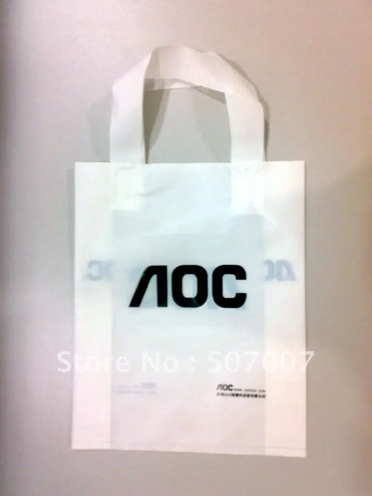 wholesale Plastic gift bags with logo+ free custom LOGO design,(6500pcs