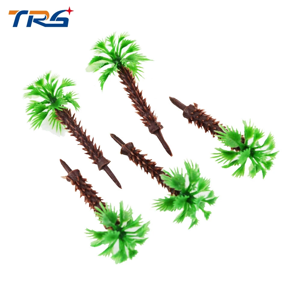 

Teraysun 6cm Model Miniature scale Palm Tree for Architecture Plastic Palm Tree Model Miniature scale Palm Tree for sea scenery