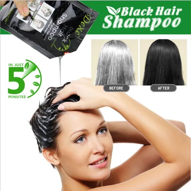 Dexe Black Hair Shampoo Increase Black Hair Color Product Plant ... Dexe Black Hair Shampoo Increase Black Hair Color Product Plant ...