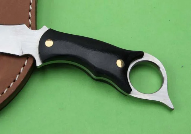 Cs go karambit Походный нож для выживания 5Cr13 лезвие рукоять из микарты наружные Мультифункциональные ножи Tacticla фиксированные ножи EDC инструменты