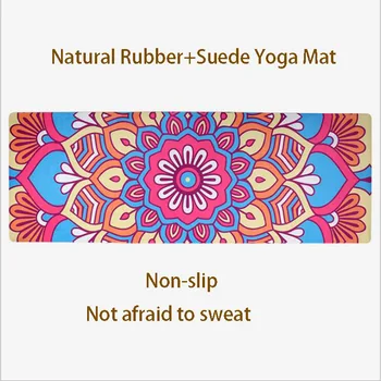 

1.5 MM Natural Rubber Non-slip Soft Comfortable Yoga Mats For Fitness Tasteless 4 Kinds Of Colors Gym Exercises Sports Mats