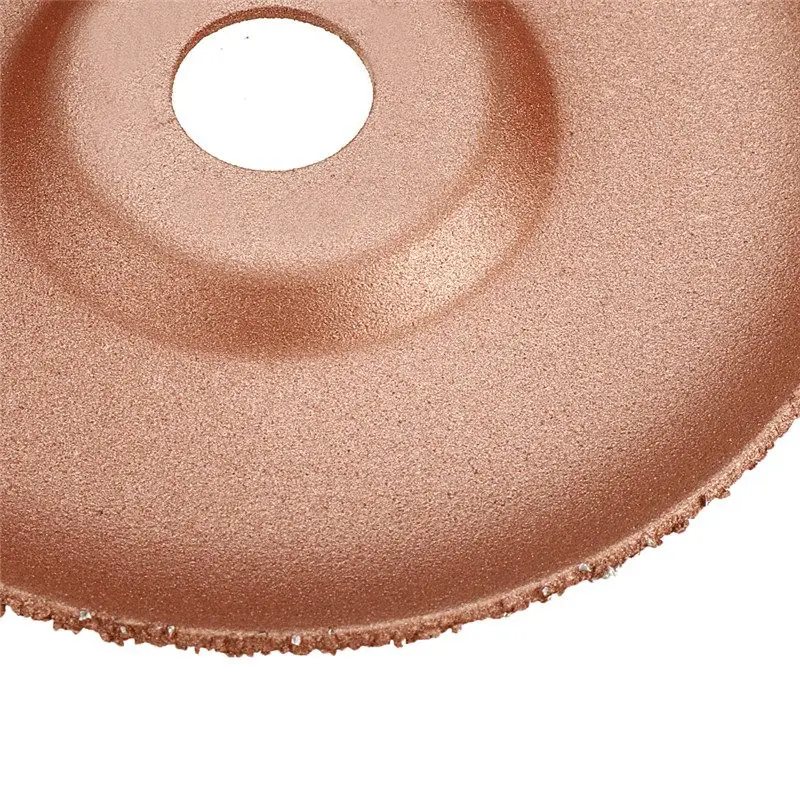 4-дюймовый Вольфрам карбида покрытие резьба по дереву дисковый формирующий диск 100 мм Диаметр 16 мм диаметр для угловая шлифовальная машина