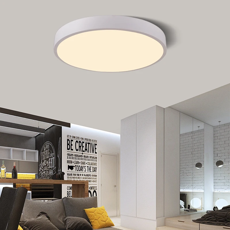  Modern minimalist living room bedroom study restaurant aisle balcony led Nordic lighting macaron cr - 32994133618
