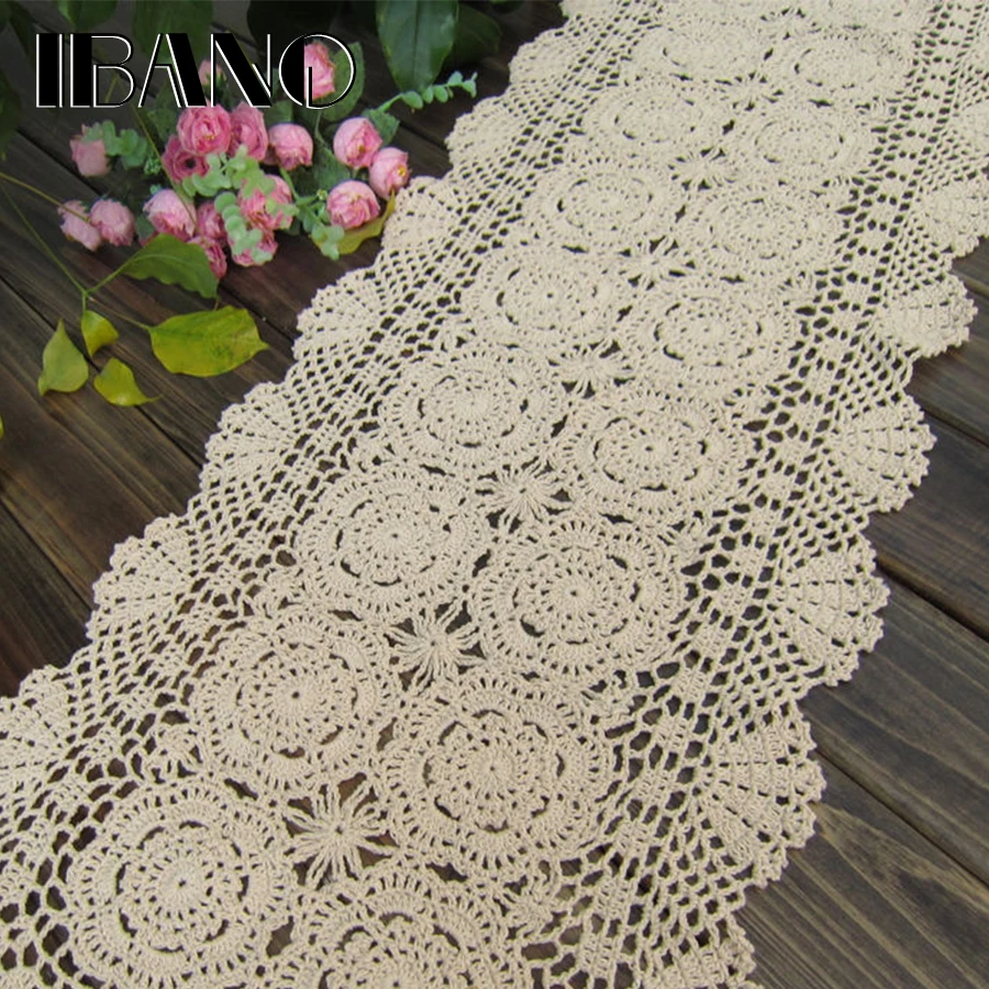 IBANO اليدوية القطن الكروشيه سماط الدانتيل المفارش زهرة الجدول عداء للمنزل مقهى الجدول الديكور 1 قطعة/الوحدة IBANO اليدوية القطن الكروشيه سماط الدانتيل المفارش زهرة الجدول عداء للمنزل مقهى الجدول الديكور 1 قطعة/الوحدة