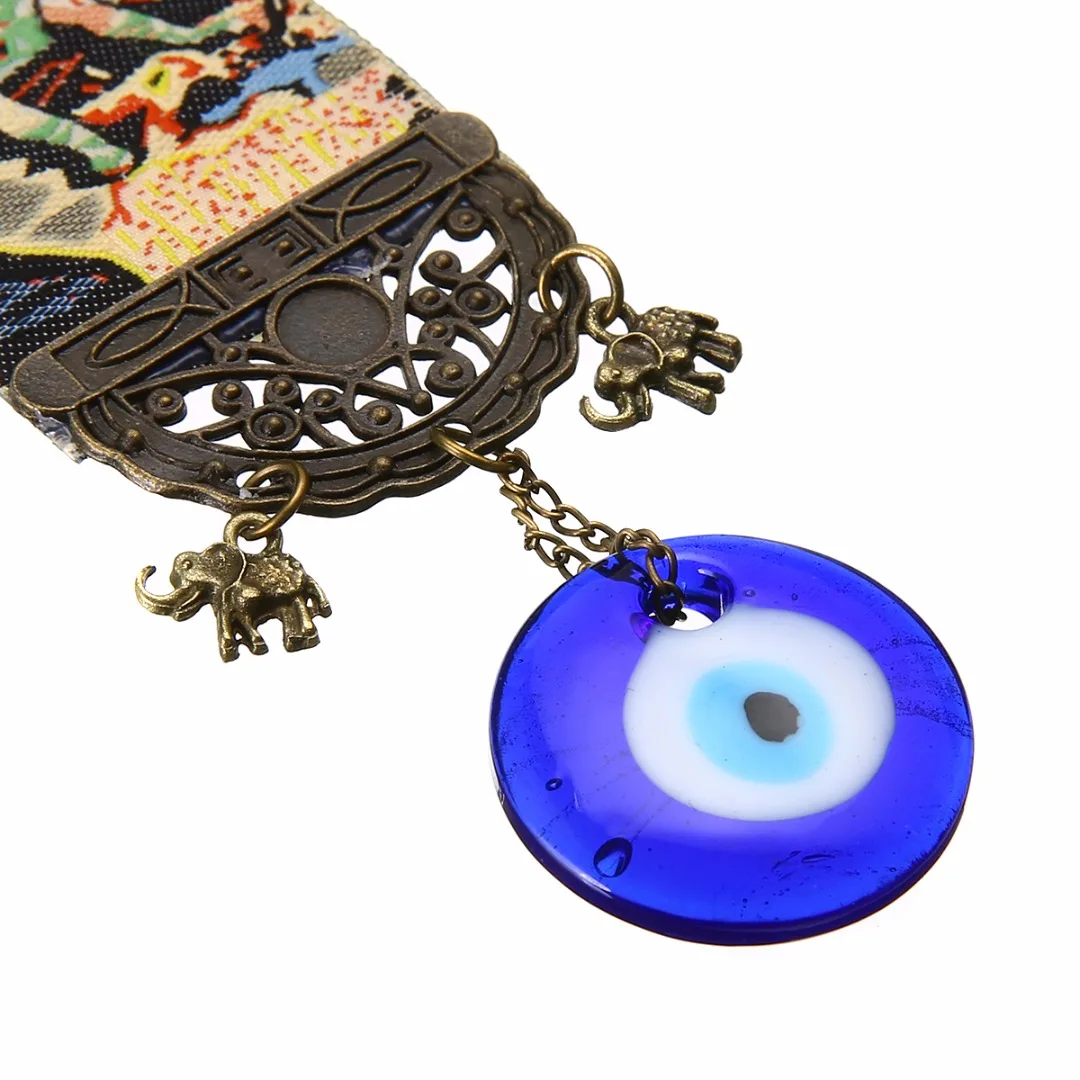 Turkish Blue Evil Eye Wall Hanger Holder Amulets Lucky Charms Hanging Pendants Blessing Protection for Decor