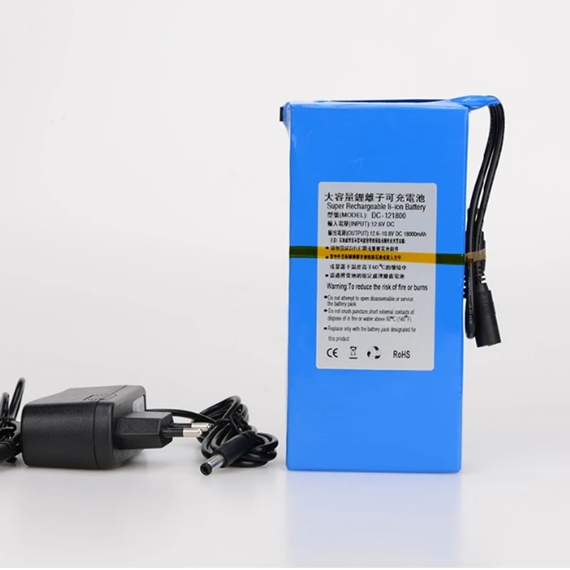

DC 121800 12V 18000mAh Super Universal Rechargeable Lithium-ion Battery Pack For CCTV camera video recorder