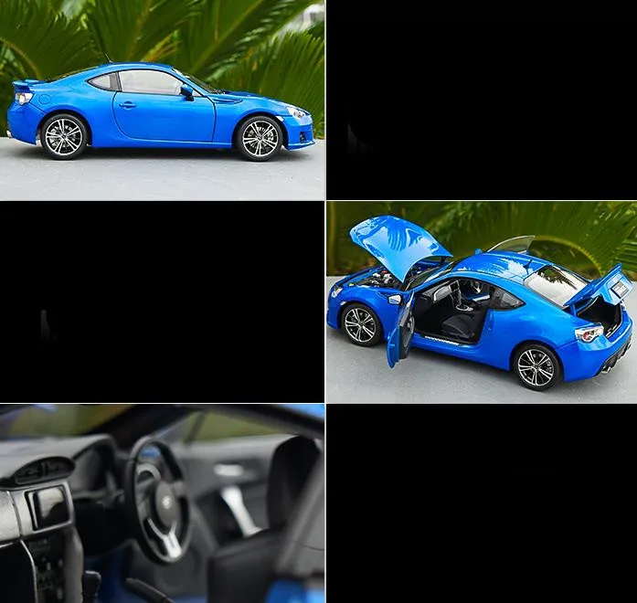 1:18 передовая модель автомобиля из сплава, SUBARU BRZ GT86, литая металлическая модель игрушечного автомобиля, коллекция подарков