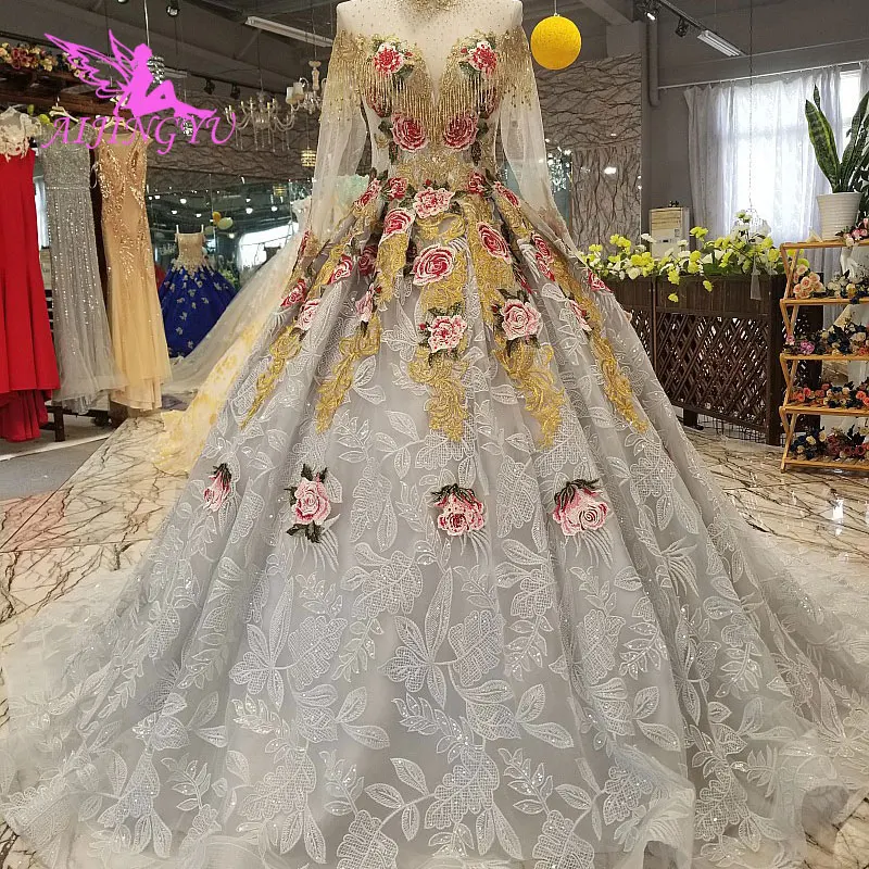 Aijingyu Plus Size Wedding Dresses Gowns Boho Lace New Luxury