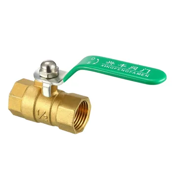 

Uxcell 1/2PT 3/4PT Female/Male x Female Full Port Brass Ball Valves with Vinyl Handle for Use in Air Water Oil Nature Mixed 1pcs