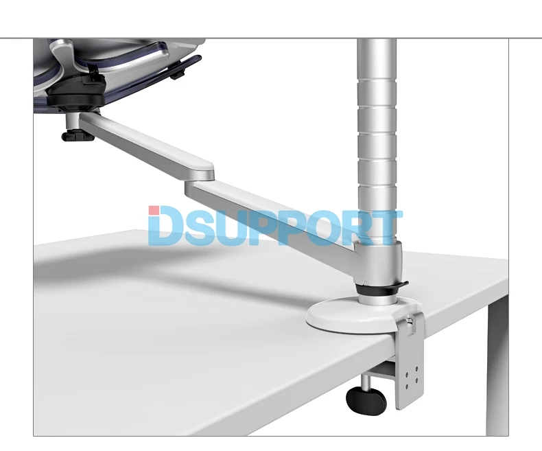 Dsupport OA-7X настольная двойная рукоятка 25 дюймов ЖК-монитор Monior держатель+ подставка для ноутбука стол полный движения двойной монитор крепление Arm Stand