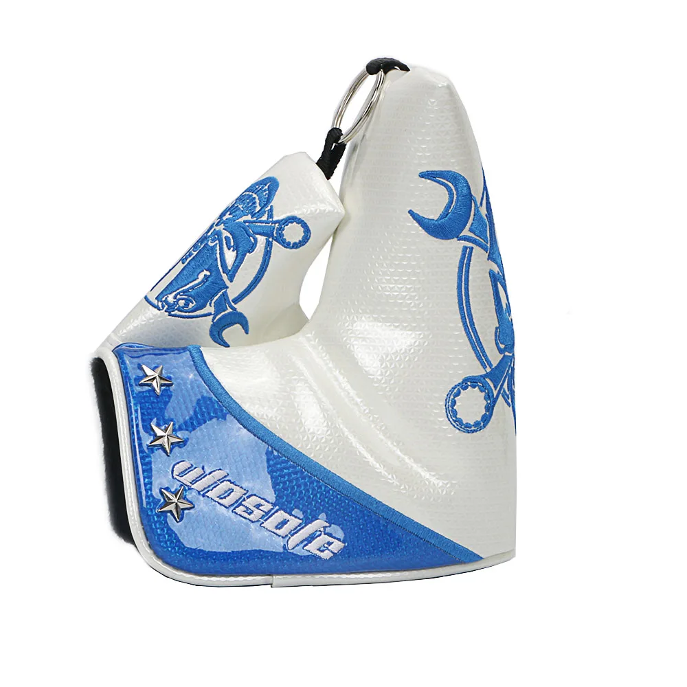 NEW Bright surface PU Golf Putter Cover Protect Headcover Golf Blade Cover golf Accessories free shipping NEW Bright surface PU Golf Putter Cover Protect Headcover Golf Blade Cover golf Accessories free shipping