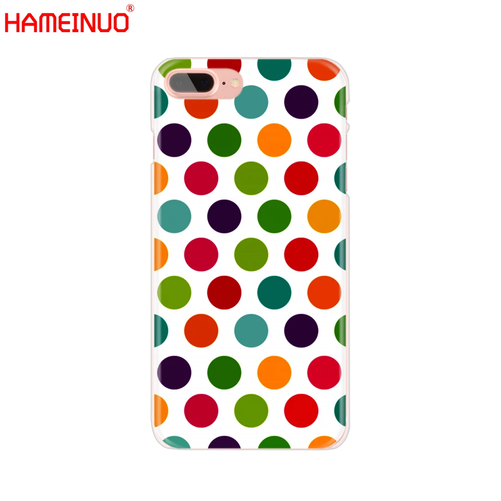 HAMEINUO чехол для сотового телефона в горошек iphone X 8 7 6 4 4s 5 5s SE 5c 6s plus|Бамперы| |