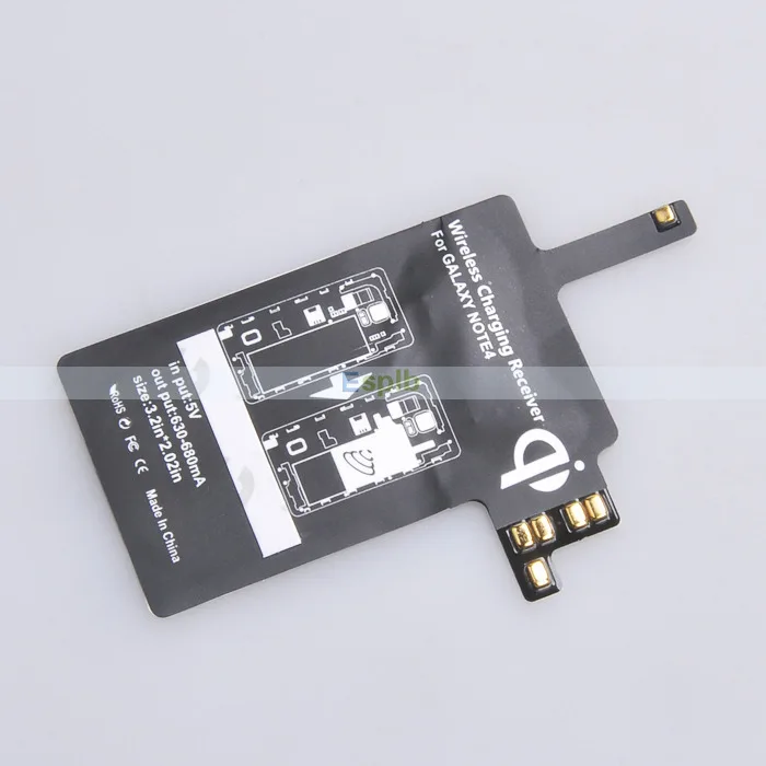 WPC QI Wireless Charger Receiver Module Charging Coil Support NFC For Samsung  Galaxy Note 4|Mobile Phone Chargers| - AliExpress