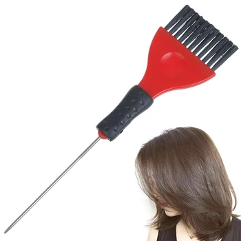 

1PC New Plastic Hair Dyeing Comb Salon Tinting Brush Barber Coloring Highlighting Brush DIY Styling Tools