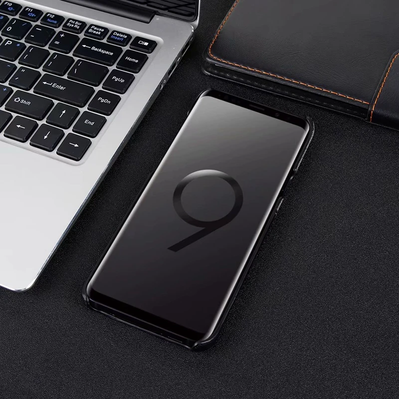 Чехол накладка для Samsung Galaxy S8 S9 S10 Plus из ПУ кожи|Бамперы| |