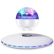 Studyset Chic Bluetooth Speaker Magnetic Suspension Audio Computer Phone Dual Speaker Colorful Light Stereo Subwoofer