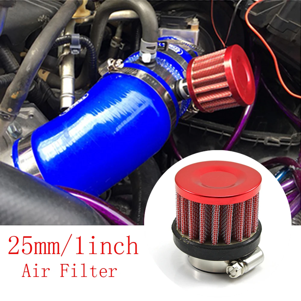 

1X UNIVERSAL 1" INCH 25MM HIGH FLOWS COLD AIR SHORT RAM INTAKE FILTER CONE