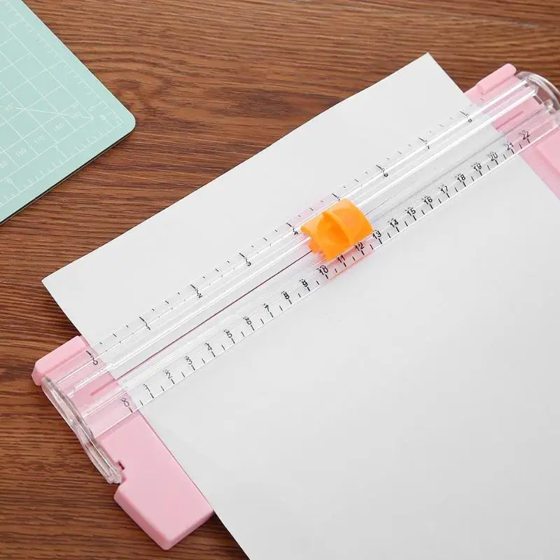 

Portable Mini A5 Precision Paper Photo Trimmers 5-8 Sheets Die-Cut Machine for DIY Scrapbook Papers Cutter Cutting Mat Tools