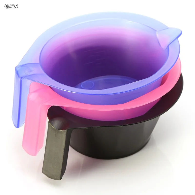 1pcs 300ML Dye Bowl Plastic Dyeing Bowl Hair Color Dye Tint Tool
