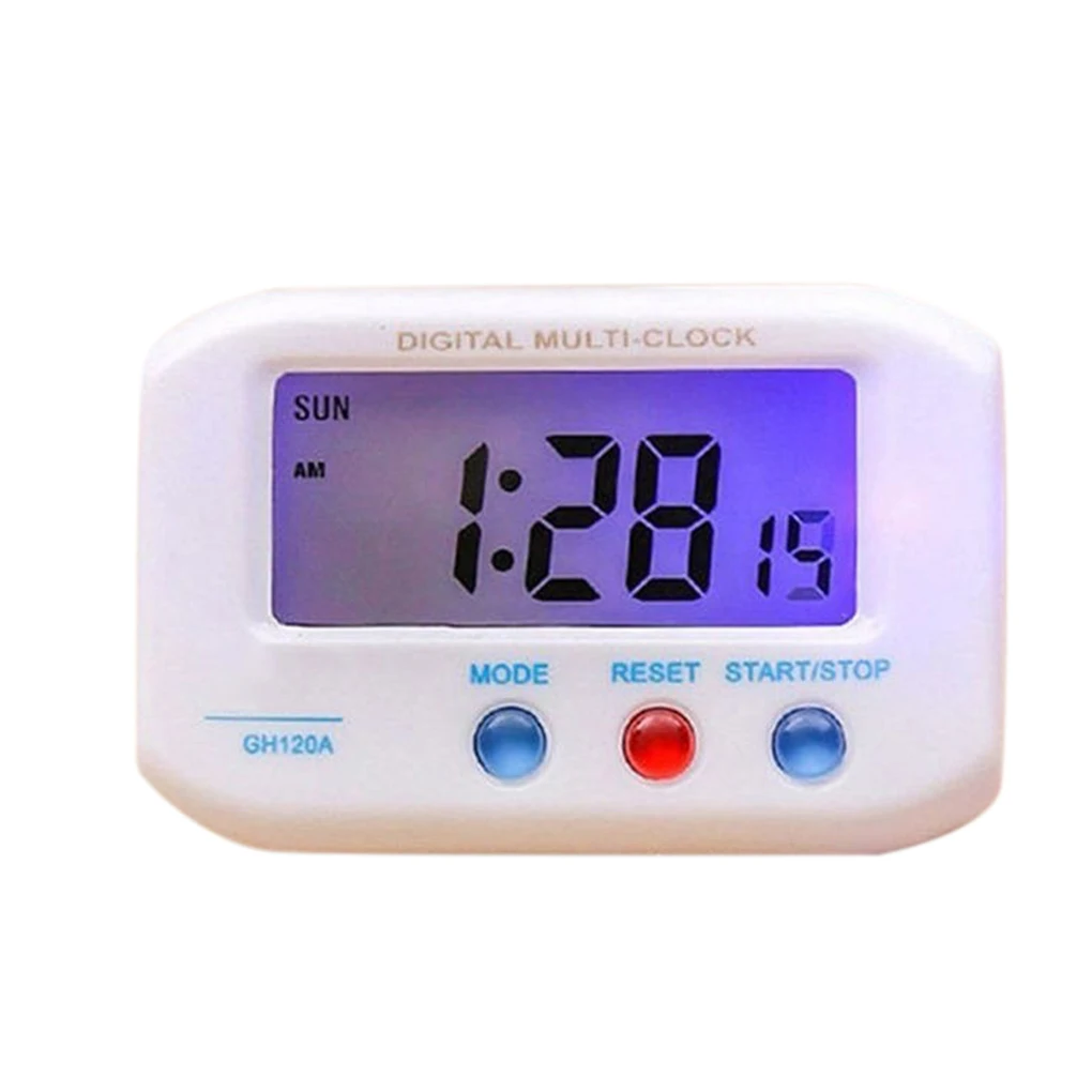 Портативный электрический настольный часы электронный будильник ЖК-экран время передачи данных Настольный календарь часы