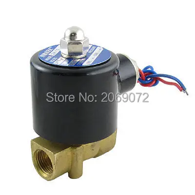 2way 2 Позиция AC 110 В 3/" Электрический электромагнитный Клапан Вода Воздух N/C Газ Вода Воздух
